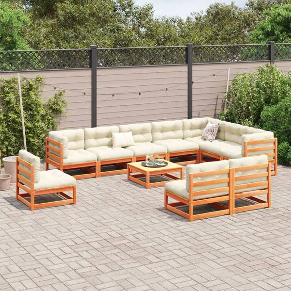 Garten-Lounge-Set 3042328 (11-teilig) Rehbraun