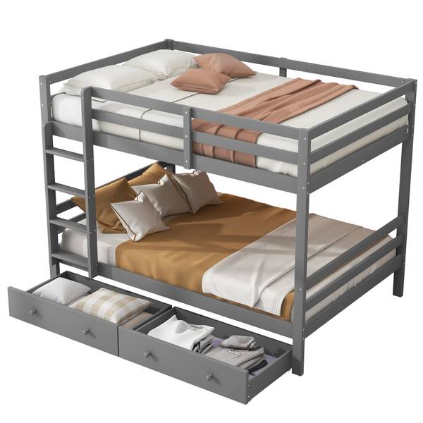 Etagenbett K-1193 Grau