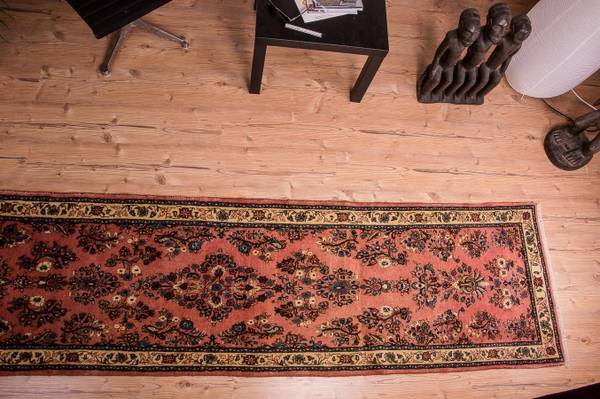 Orientteppich Oriental Rot - Wolle - 75 x 1 x 316 cm