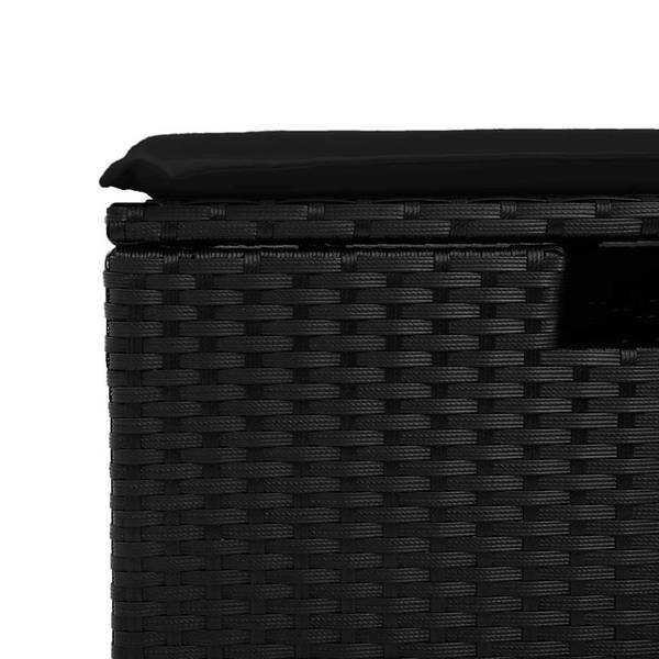 Garten-Lounge-Set 3036439-2 (6-teilig) Schwarz