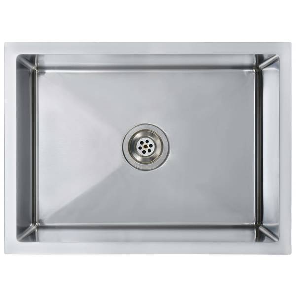 Küchenspüle V924 Silber - Metall - 44 x 20 x 59 cm