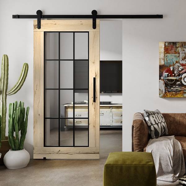 Portes coulissantes SZPROS Chêne - Largeur : 90 cm
