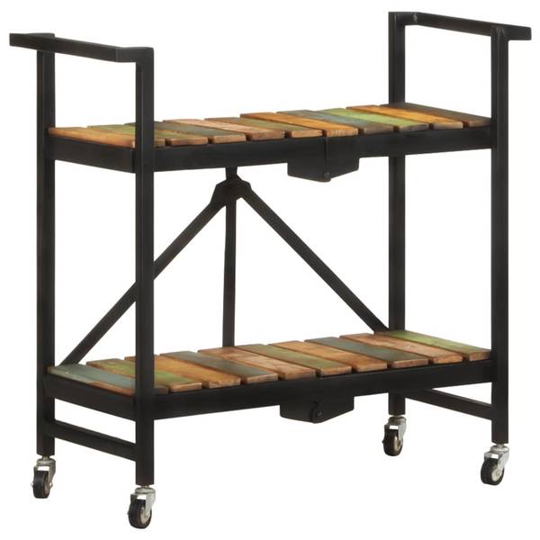 Chariot de cuisine 321711 Marron - Acier - 87 x 81 x 87 cm