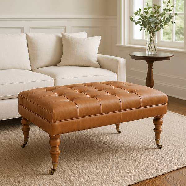 Hocker Castor Braun - Mango - 90 x 45 x 60 cm