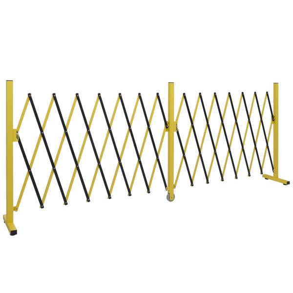 Barrière B34 Noir - Jaune - Aluminium - 400 x 103 x 31 cm