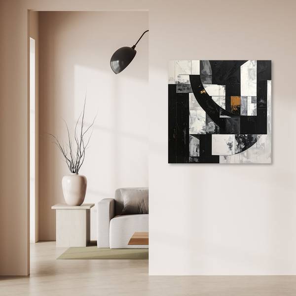 Wandbild Geometrische Formen 60 x 60 cm