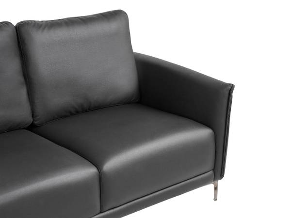 3-Sitzer Sofa CILENS Schwarz - Grau