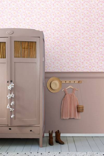 Tapete 131813 Pink - Papier - 53 x 1005 x 53 cm