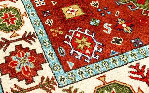 Orientteppich Oriental Rot - Wolle - 244 x 2 x 306 cm