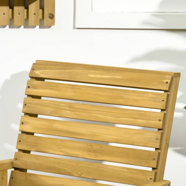 Schaukelstuhl 84G-143V00LR Braun - Tanne - 86 x 85 x 64 cm