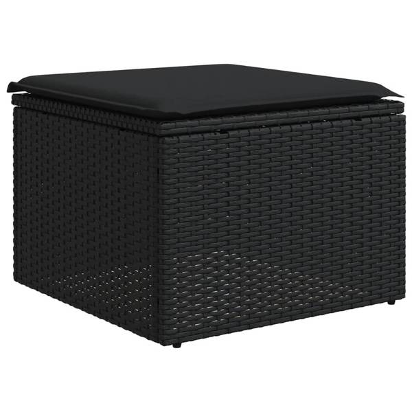 Garten-Lounge-Set 3036938-1 9-teilig Schwarz