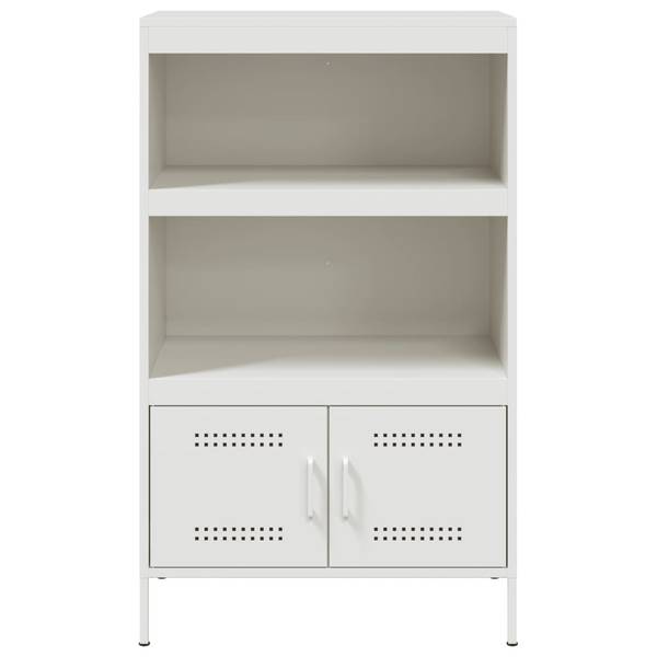 Highboard DE7666 Weiß - Metall - 68 x 113 x 39 cm