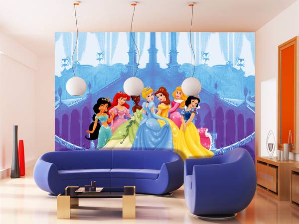 papier peint panoramique Princesses Polaire - 360 x 254 x 360 cm