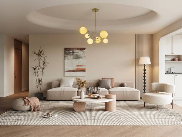 Hängeleuchte und Kronleuchter NAKINA Gold - Metall - 72 x 116 x 72 cm