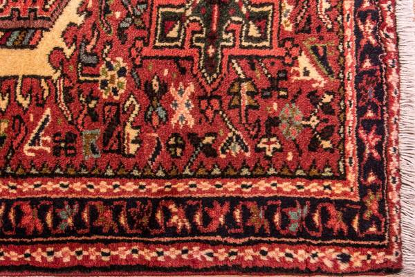 Orientteppich Läufer Nomadic Rot - Wolle - 75 x 1 x 197 cm