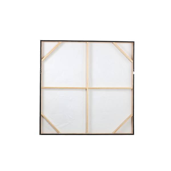 Wanddekoration Olympia Braun - Textil - 3 x 100 x 100 cm