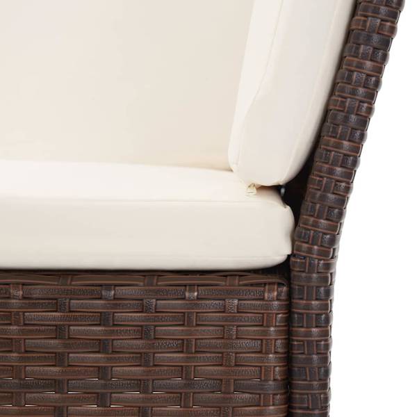 Garten-Lounge-Set 3001261-2 (6-teilig) Braun - Polyester - Stahl - 60 x 35 x 60 cm