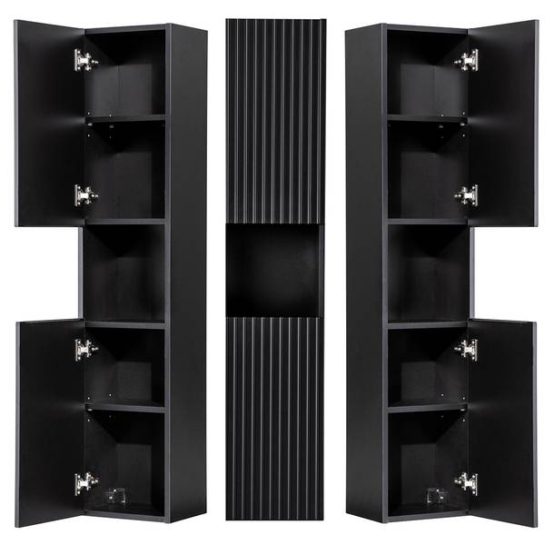 Badmöbel-Set NEWPORT-56-7 7er-Set Braun - Holzwerkstoff - 280 x 200 x 40 cm