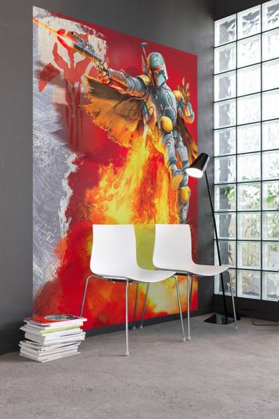 Fototapete 612285 Orange - Papier - 184 x 254 x 184 cm