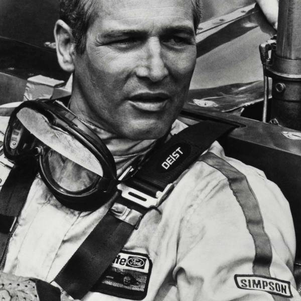 Photo célébrité Paul Newman Indianapolis 60 x 90 x 60 cm - Fibres naturelles