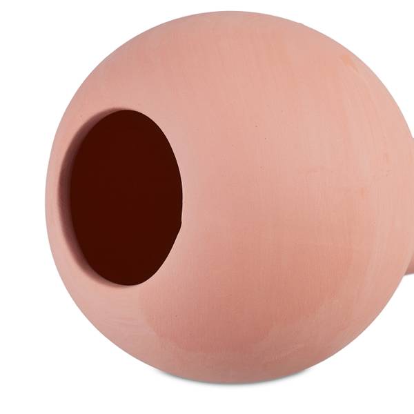 Waterdruppelaar terrcacotta set van 4 bruin - keramiek - 9 x 18 x 9 cm