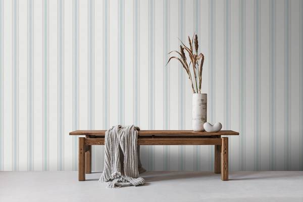 Tapete 640202 Blau - Papier - 53 x 1000 x 53 cm