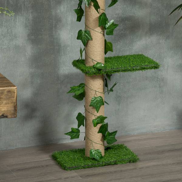 Kratzbaum CP222 Grün - Holzwerkstoff - 21 x 242 x 37 cm
