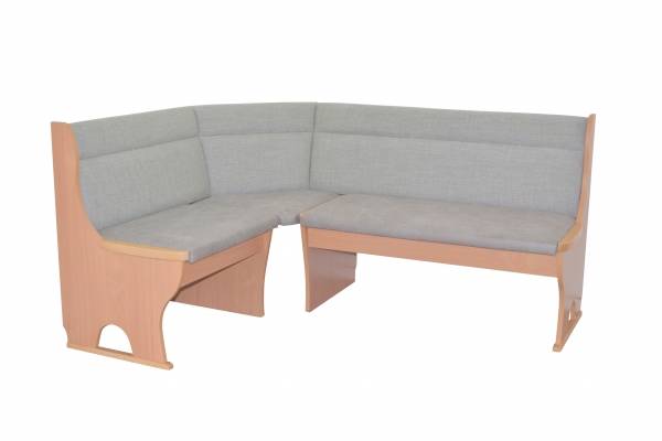 4tlg. Eckbankgruppe Carmen Buche Dekor - Grau