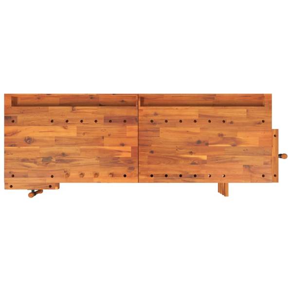 Werkbank 3017475 Braun - Akazie - 62 x 83 x 192 cm