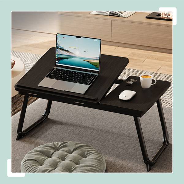 Höhenverstellbarer Laptoptisch Schwarz