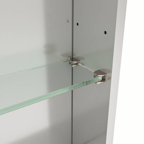 LED Spiegelschrank IR-Sensor Badspiegel Silber - Glas - 50 x 70 x 13 cm