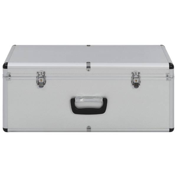 Aufbewahrungskoffer 297564 (2er Set) Silber