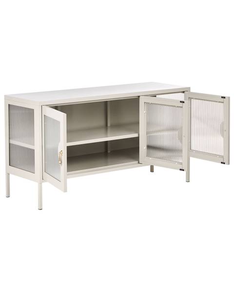 Kantoorkast GLEORA beige - 120 x 65 x 40 cm