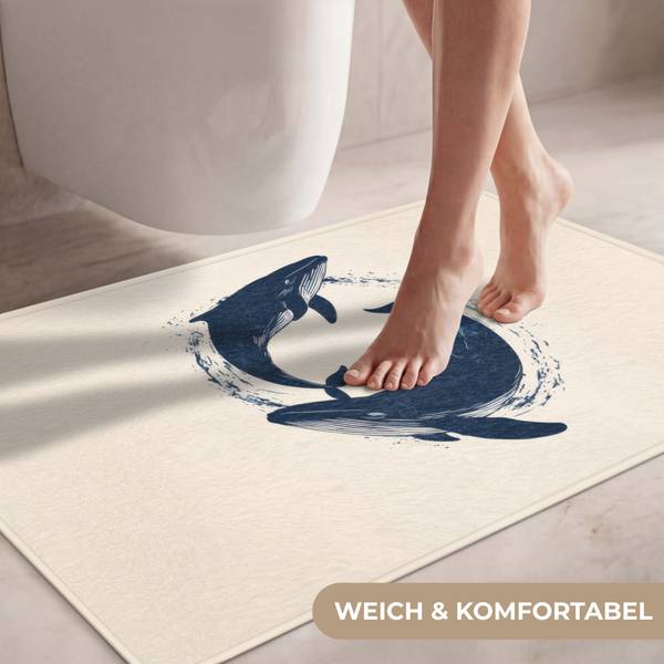 WC-VORLEGER Wale 90 x 60 cm