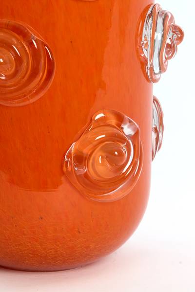 Topf BARENDA Orange - Glas - 20 x 30 x 20 cm