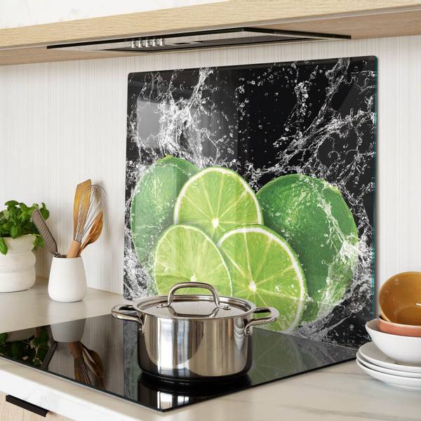 Schneidebrett Hydro Grün - Glas - 60 x 52 x 1 cm