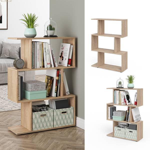 Raumteiler Levio 28510 Braun - Eiche Sonoma Dekor