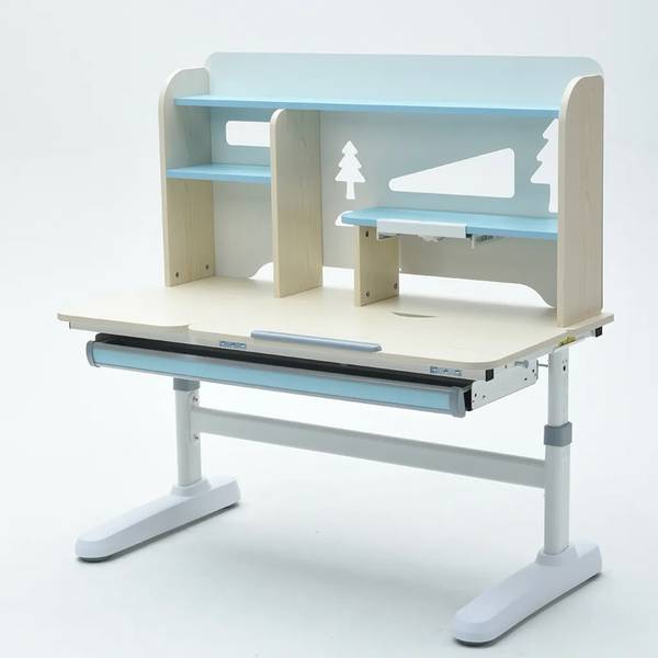 Schreibtisch SZB1 Blau - Holzwerkstoff - 65 x 75 x 120 cm