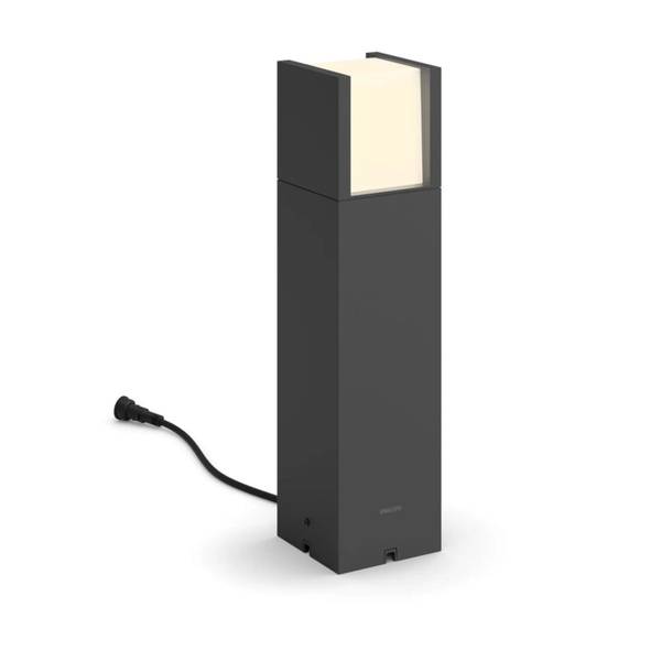 Wegeleuchte GardenLink Grau - ABS - 10 x 40 x 10 cm