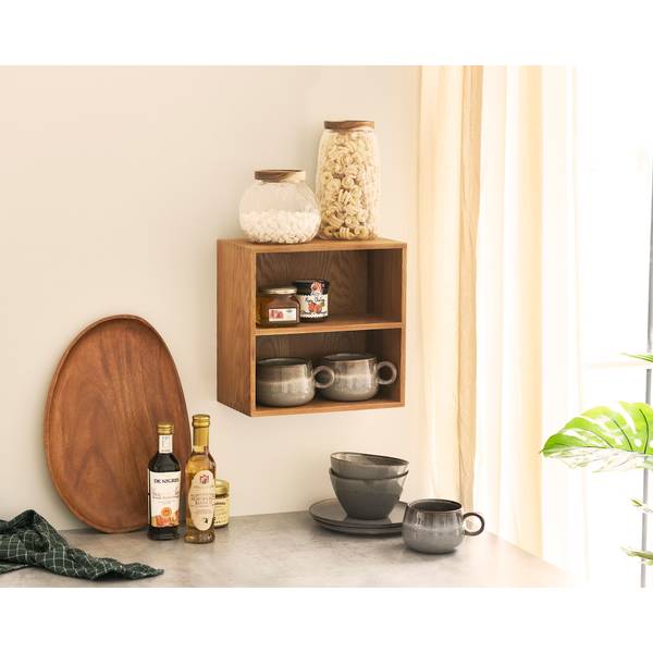 Tablett 131282 Braun - Massivholz - 28 x 3 x 40 cm
