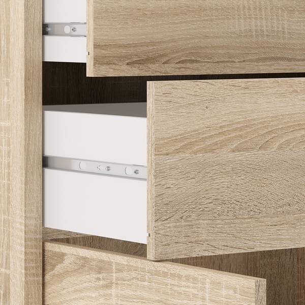Büro Aufbewahrung Prisme Braun - Holz teilmassiv - 89 x 113 x 40 cm