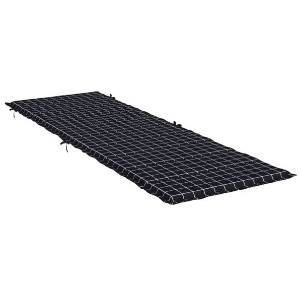 Sonnenliegen-Auflage 3005772-1 Schwarz - Weiß