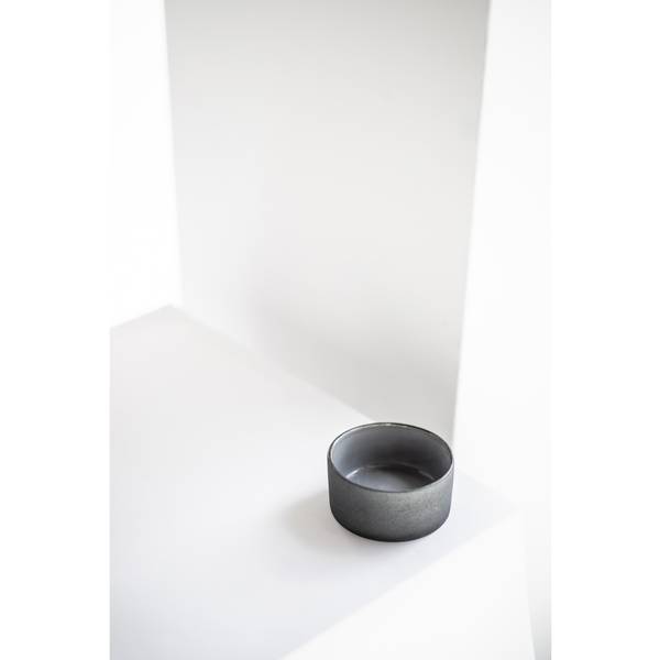 Schale TIME Grau - Porzellan - 9 x 5 x 9 cm