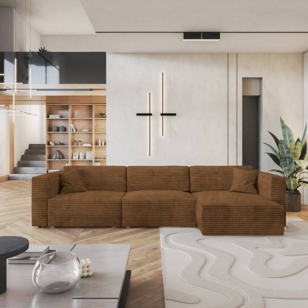 Ecksofa TOLMO T Kupfer