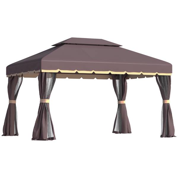 Gartenpavillon 01-0879 Metall - 290 x 280 x 390 cm