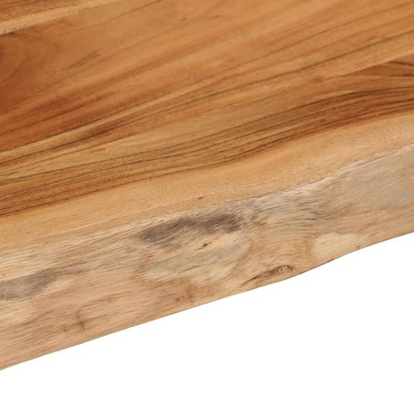Wandregal XT6254 Braun - Massivholz - 40 x 3 x 50 cm