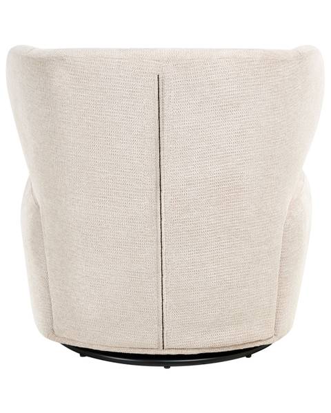 Sessel ALVDAL Beige - Schwarz - Textil - 74 x 73 x 79 cm