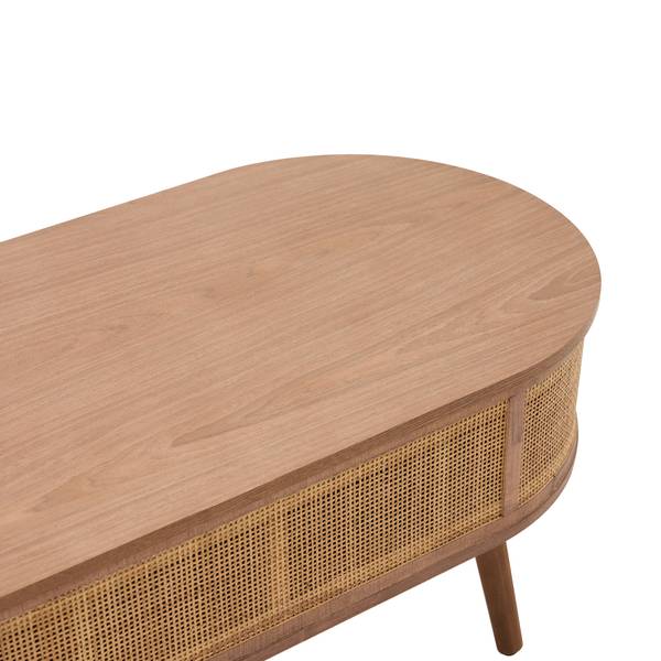 Couchtisch LOTTA Braun - Massivholz - 100 x 41 x 48 cm