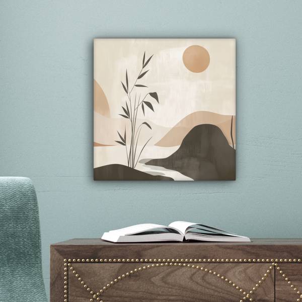 LEINWANDBILD Japandi 20 x 20 cm