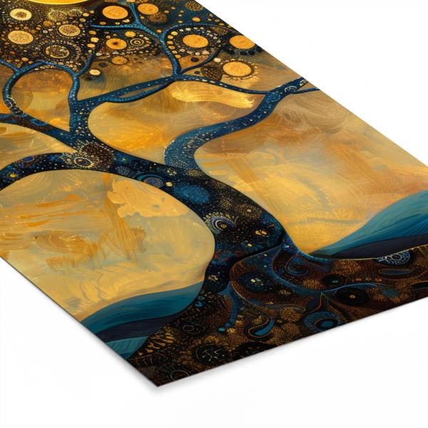 POSTER MIT RAHMEN Baum 40 x 60 cm - Durchmesser: 64 cm